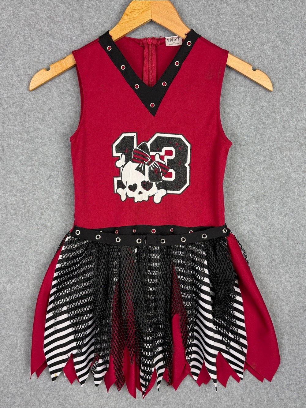Spirit Zombie Cheerleader Dress Costume Girls Medium Halloween